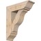 Ekena Millwork Funston Traditional Smooth Bracket w/ Offset Brace, Douglas Fir, 7 1/2"W x 24"D x 28"H BKT0806X24X28FST01SDF - alternate 1